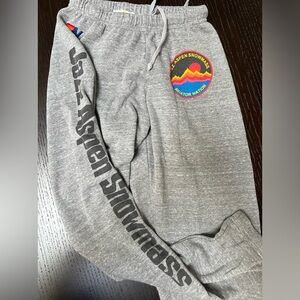 Aviator Nation Jazz Aspen Snowmass sweatpants in Heather grey size xs
